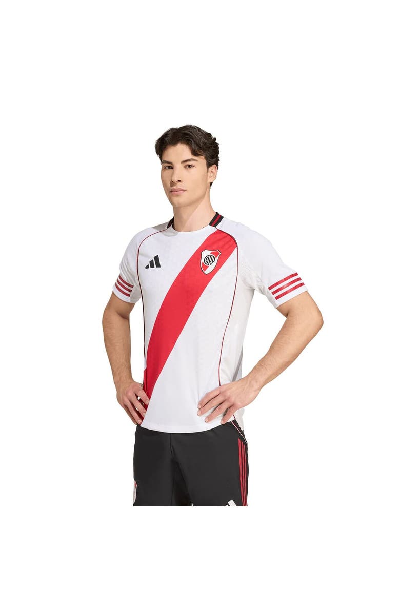 adidas Men's adidas White Club Atlético River Plate 2025/26 Home Authentic Jersey, Main, color, White