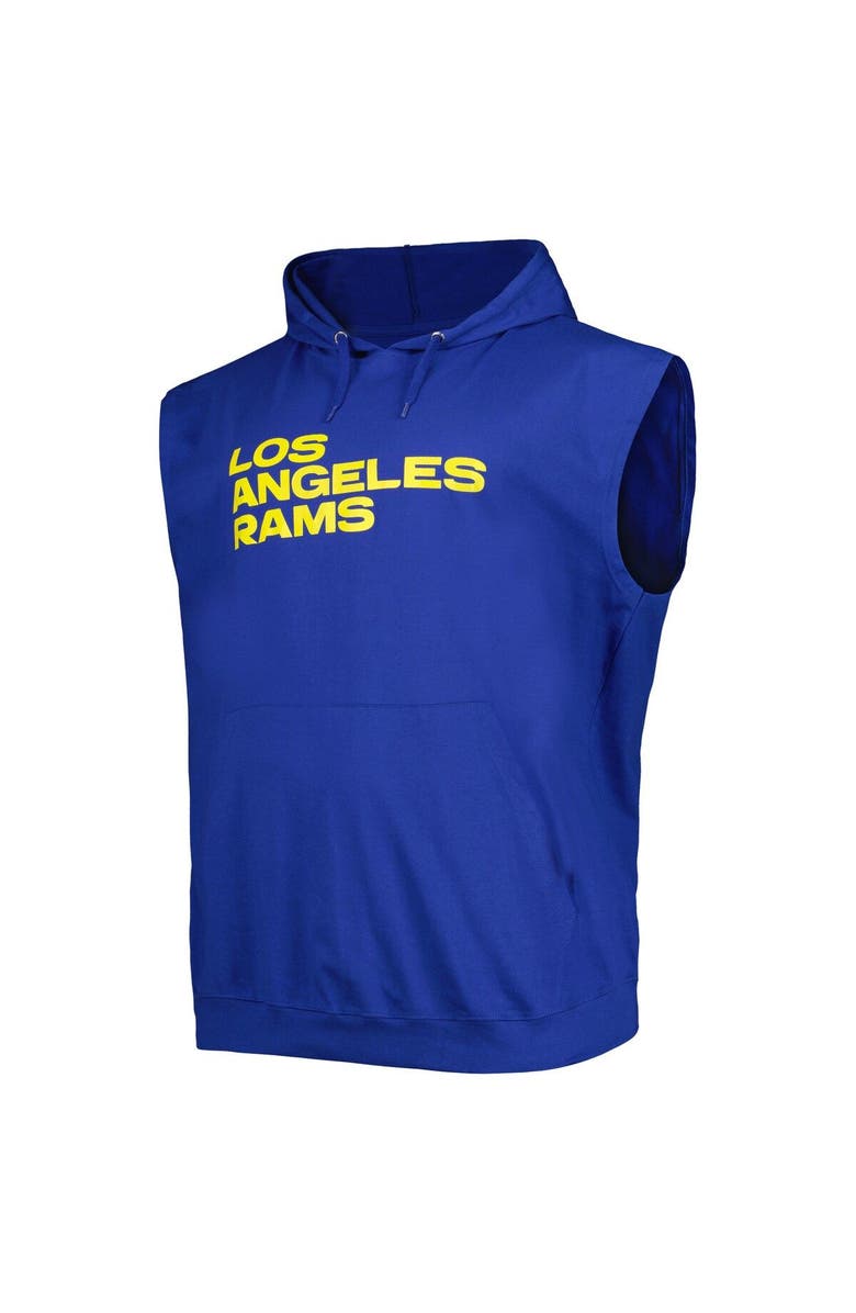 FANATICS Men's Fanatics Branded Royal Los Angeles Rams Big & Tall Muscle Pullover Hoodie, Alternate, color, 