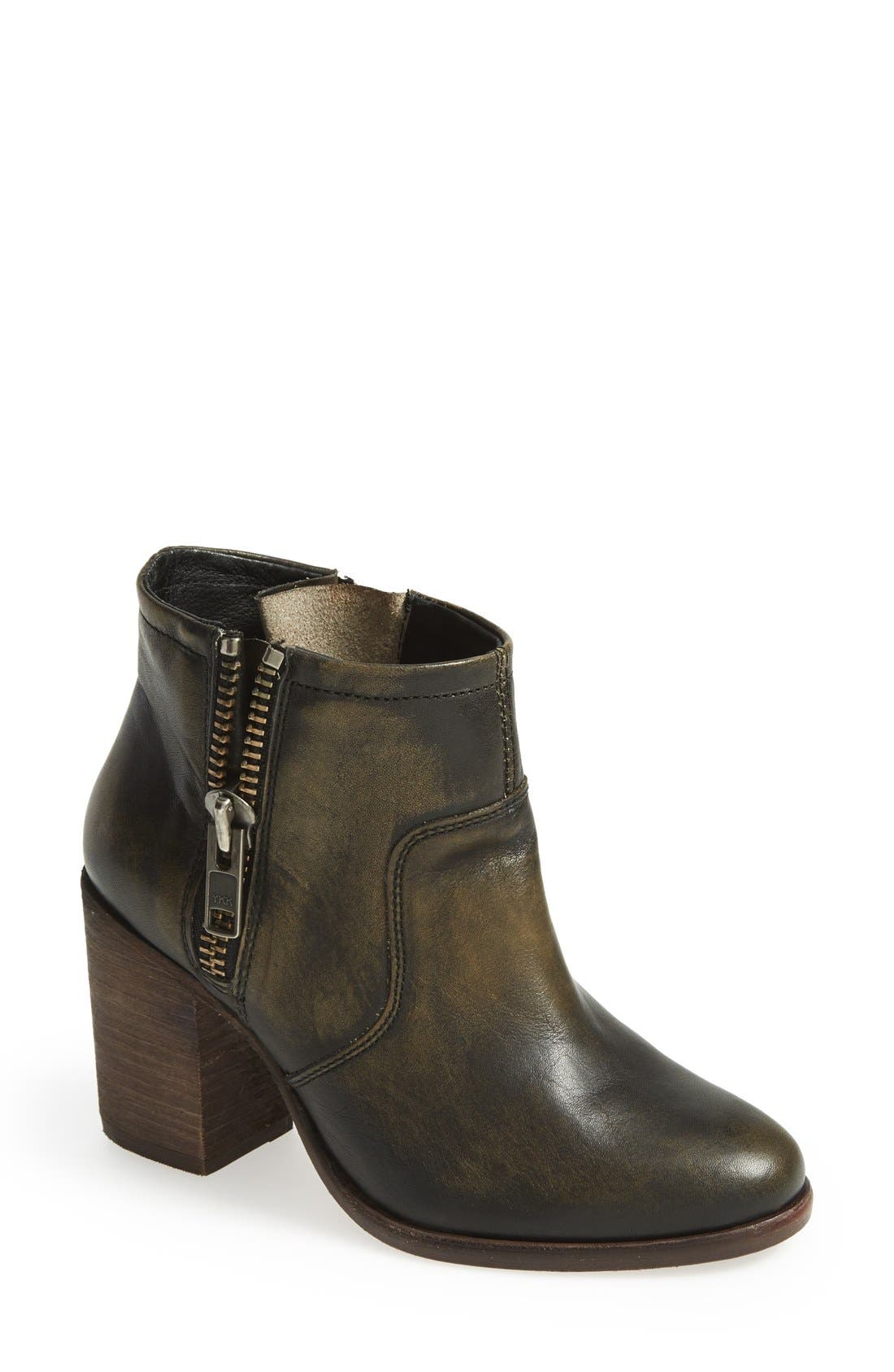 'Ada' Bootie, Alternate, color, BLACK