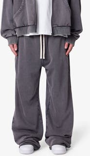 mnml Ultra Baggy Washed Cotton Fleece Sweatpants
