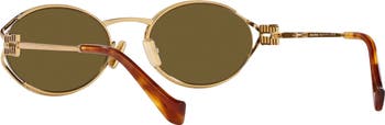 54mm Oval Sunglasses