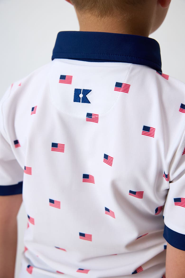 Boys Polo Shirt, Alternate, color, Flag