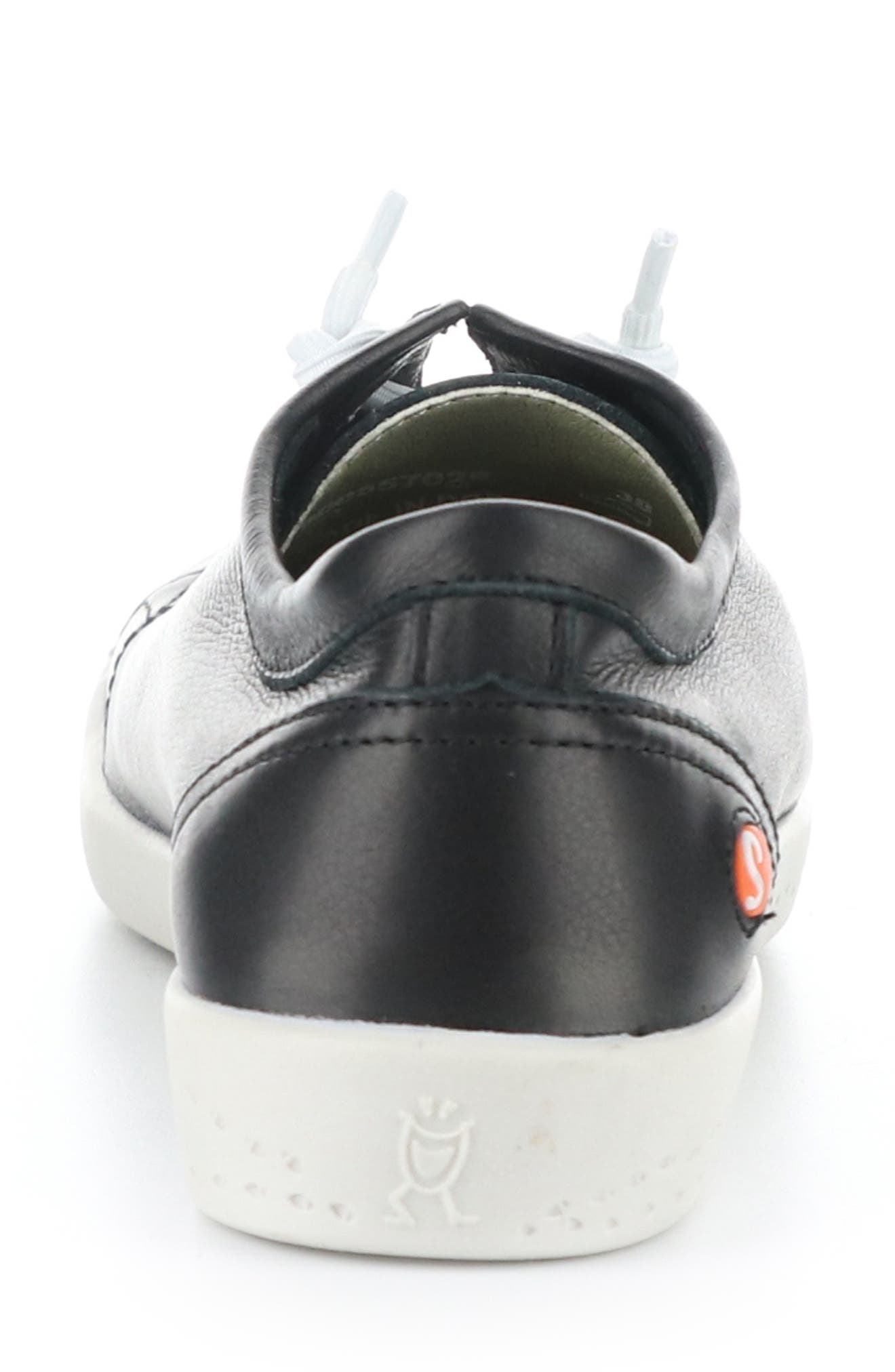 Softinos by Fly London Isla Sneaker, Alternate, color, 029 Black Smooth Lea