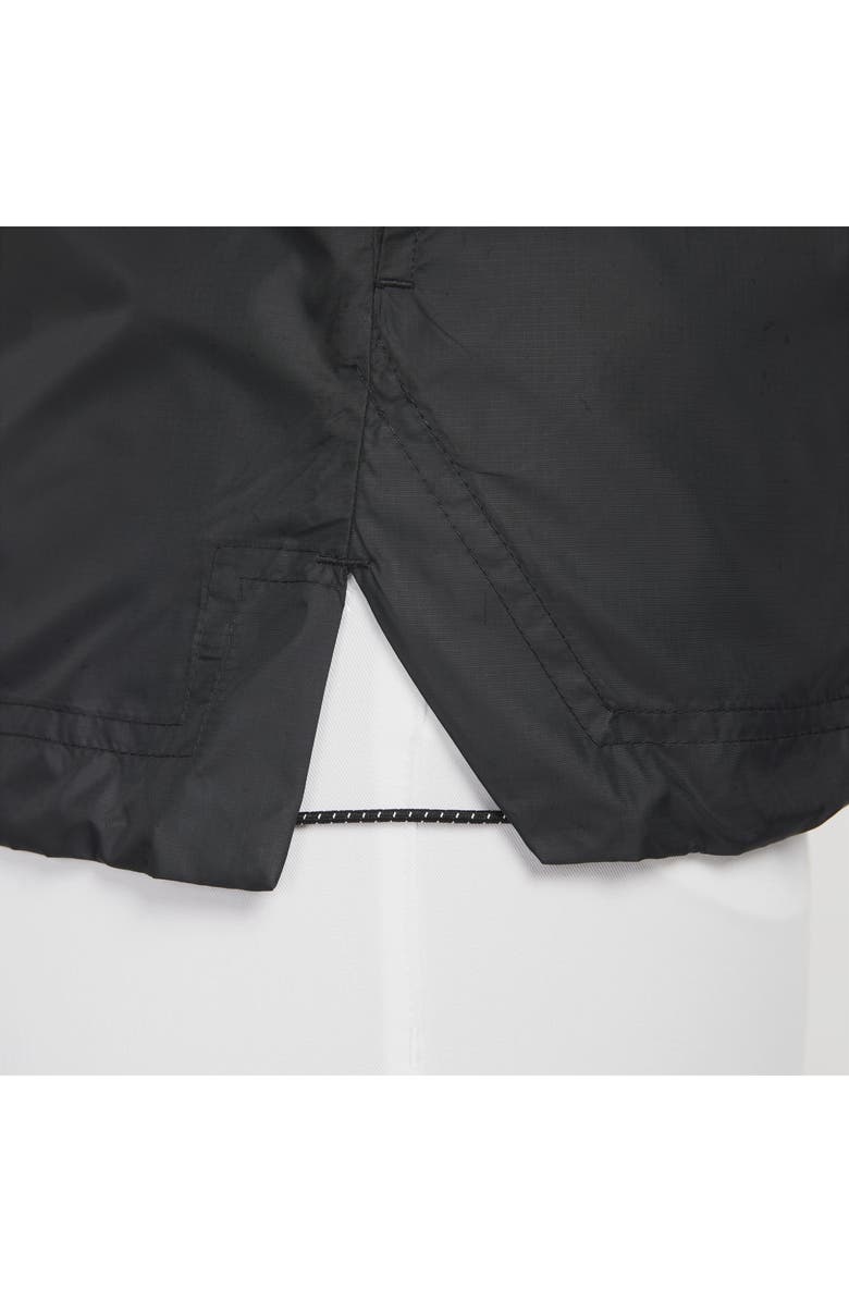 Nike Tour Water Repellent Hooded Golf Jacket, Alternate, color, 010 Black/White