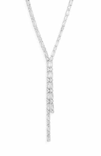 NORDSTROM RACK Cubic Zirconia Y-Necklace