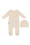 Rib Pineapple Footie & Hat Set