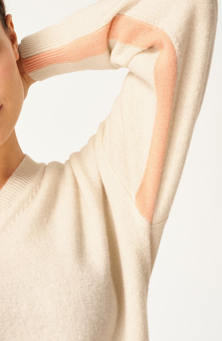 Sweaty Betty Recline Wool V-Neck Sweater, Alternate, color,