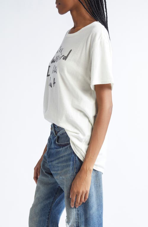 R13 Slogan-print T-shirt In White