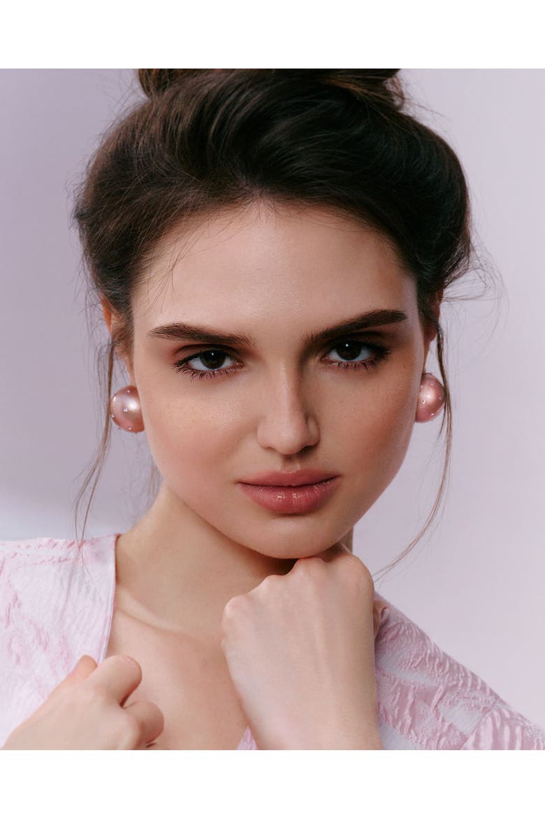 Gaia Crystal Mini Earrings, Alternate, color, Noble Blush