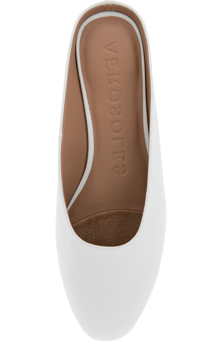Aerosoles Amara Mule, Alternate, color, Bright White Shiny Leather