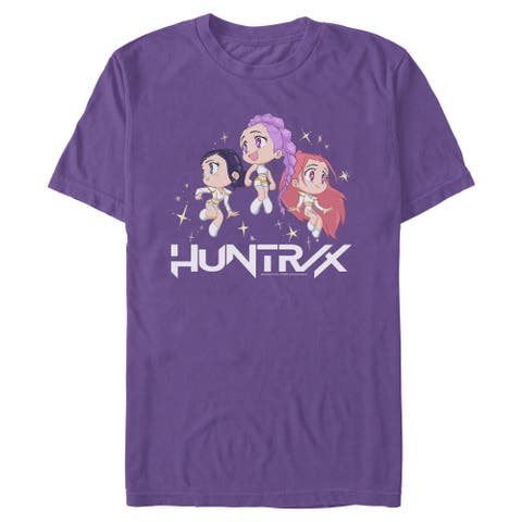 Men's KPop Demon Hunters Chibi Trio Huntrix  Graphic T-Shirt