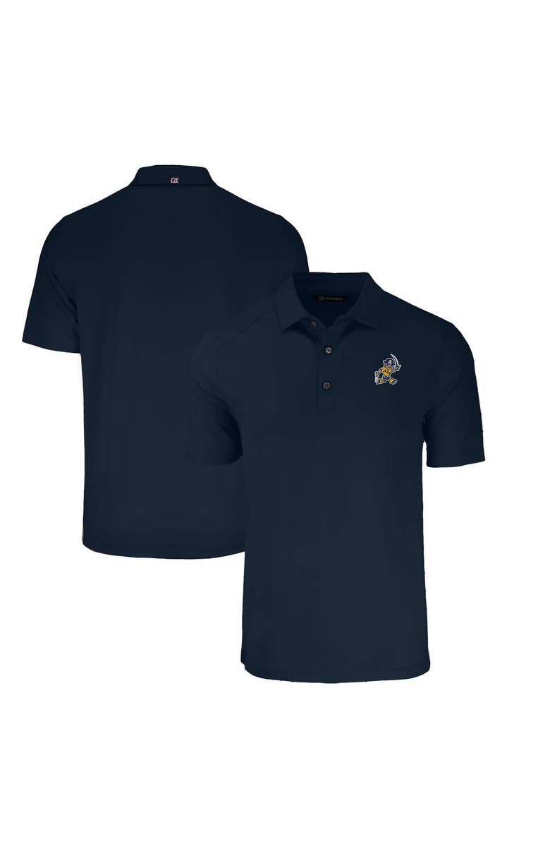 Cutter & Buck Men's Cutter & Buck Navy ETSU Buccaneers Big & Tall Forge Eco Stretch Recycled Polo, Main, color, 