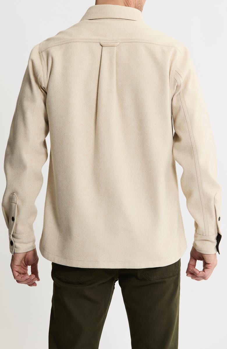 JACHS Brushed Knit Shirt Jacket, Alternate, color, Stone