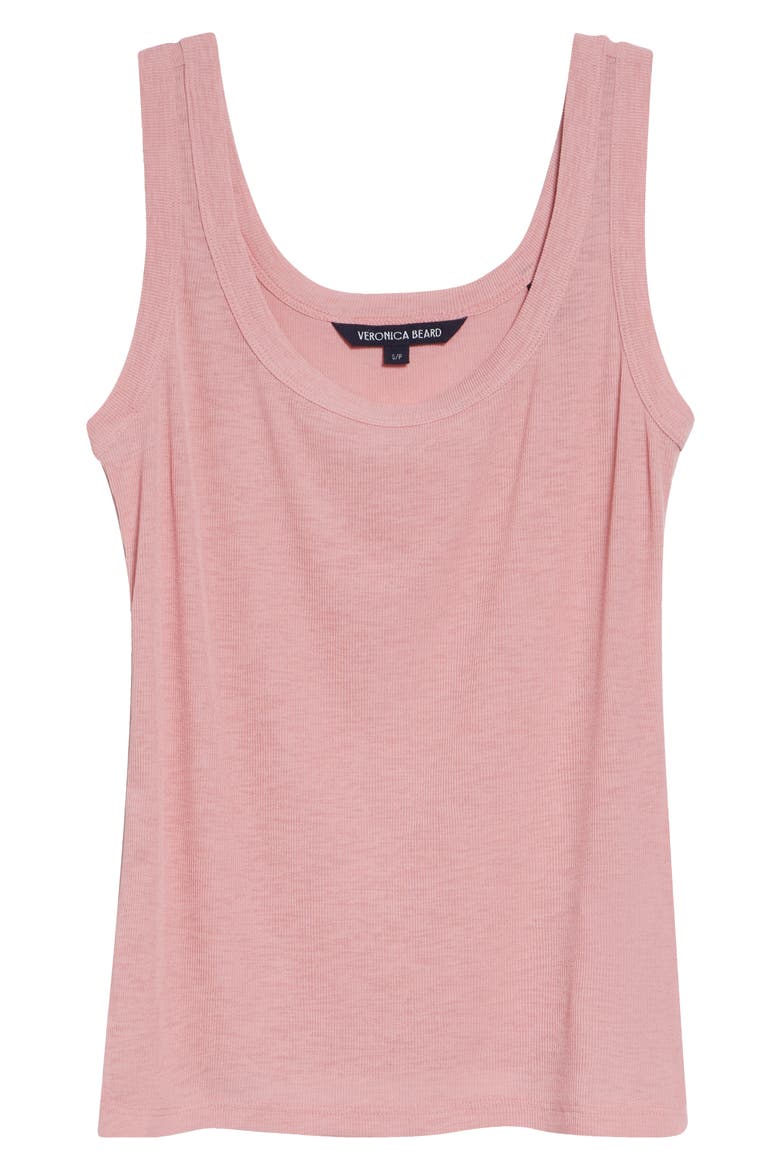 Belvedere Scoop Neck Tank, Alternate, color, PETAL