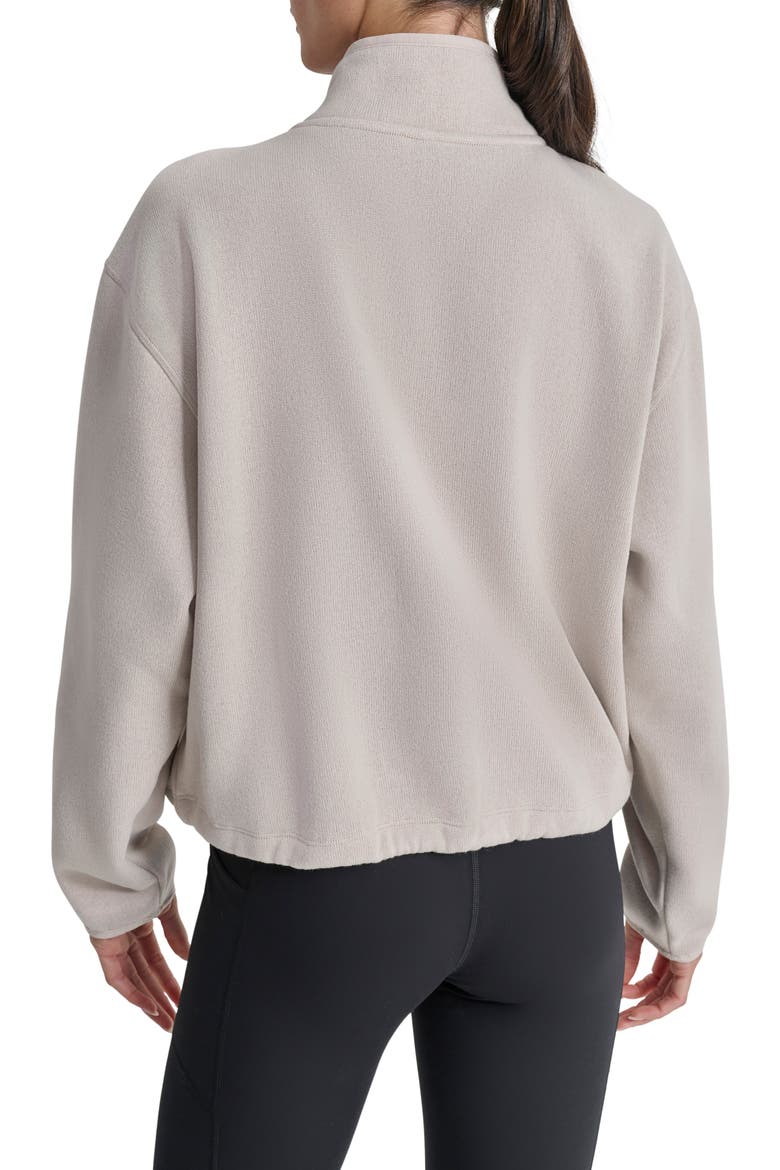 Half Zip Fleece Sweatshirt, Alternate, color, OAT
