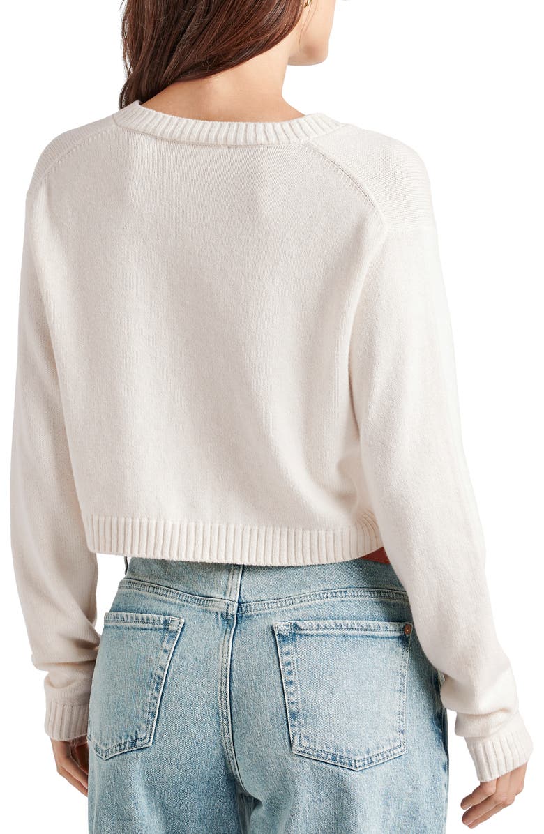 Splendid Amber Cropped Cardigan, Alternate, color, Pale Oak Heather