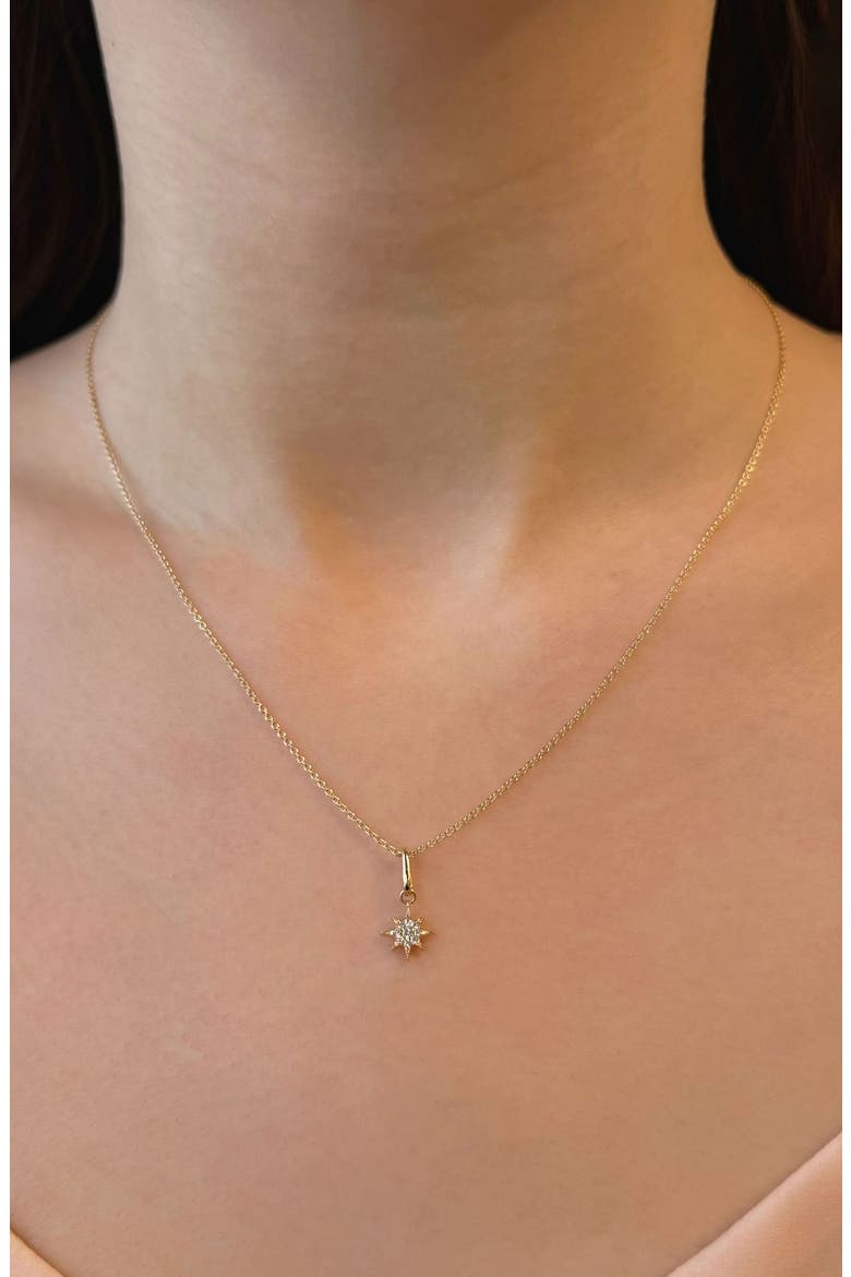 North Star Pendant Charm, Alternate, color, GOLD/ DIAMOND