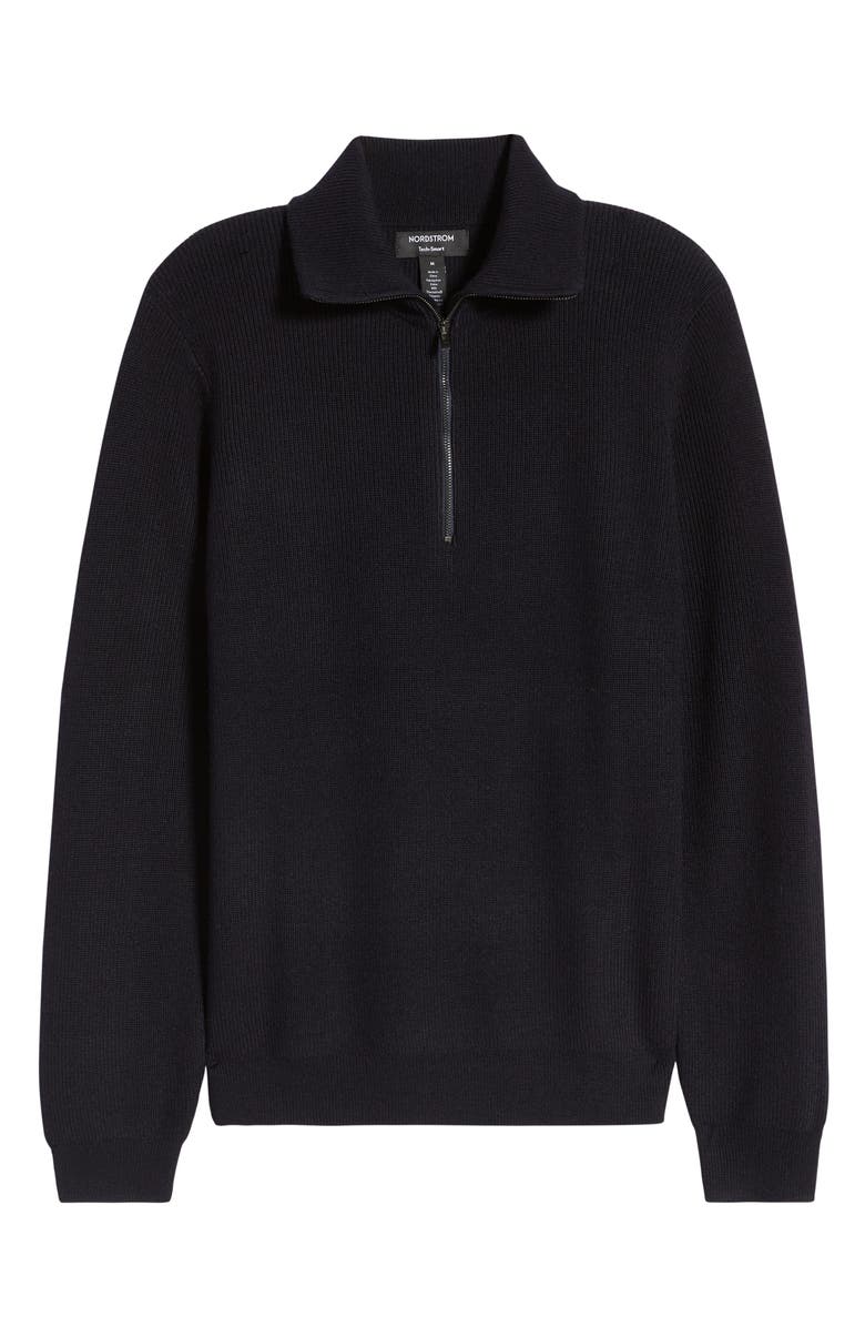 Nordstrom Men's Shop Quarter Zip Sweater, Alternate, color,