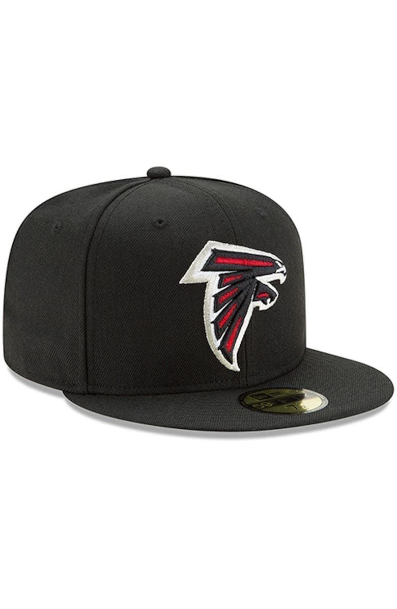 New Era NWE FALC BLACK NFL OMAHA 59FIFTY HATMENFIT, Alternate, color, Black