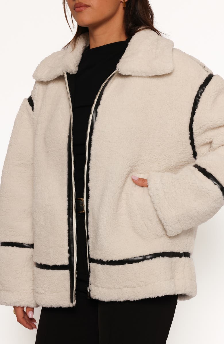 Petal & Pup Ricki Faux Shearling Jacket, Alternate, color,