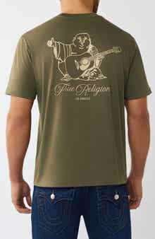 True Religion Horseshoe Buddha Graphic T-Shirt
