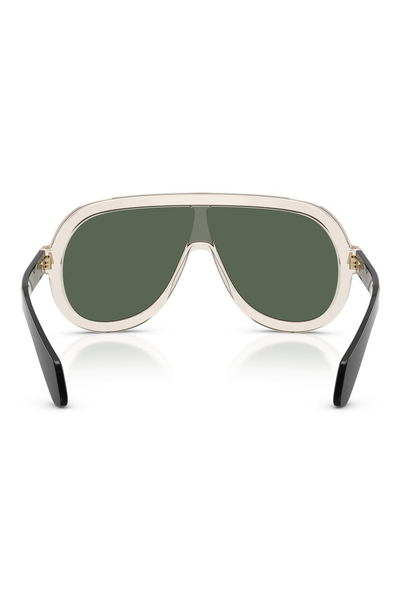 Sunsette 130mm Pilot Sunglasses, Alternate, color, BUTTER / SOLID DARK GREEN