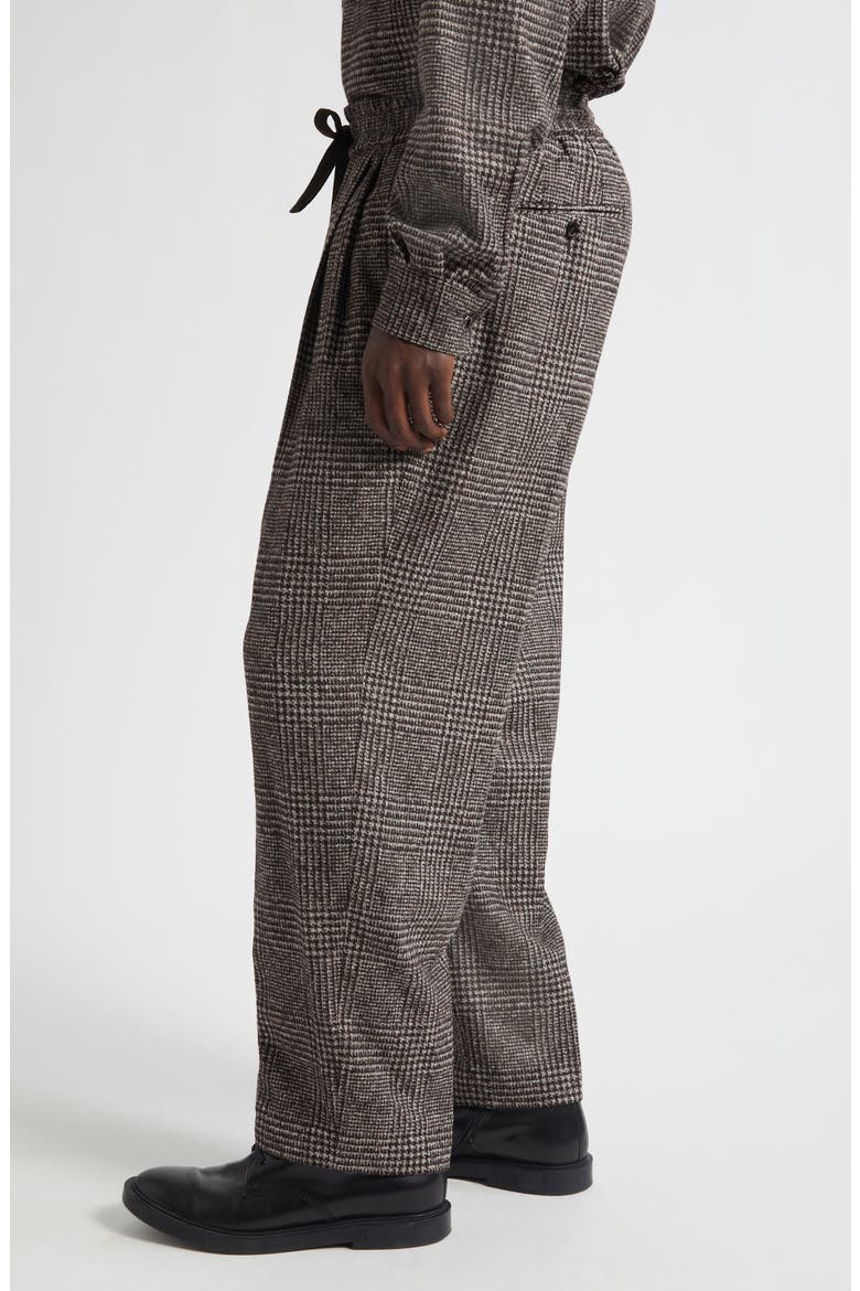 Glen Plaid Wool & Alpaca Blend Pants, Alternate, color, QUADRI-CHECK-TARTAN