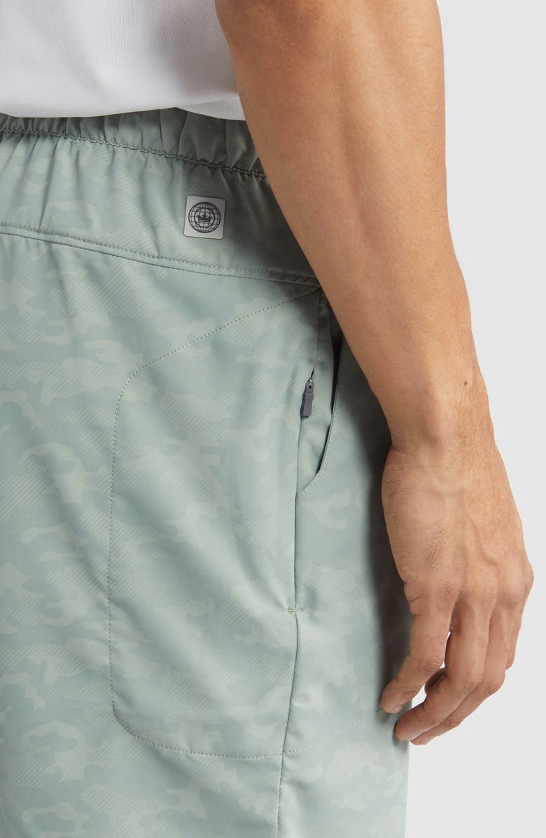Peter Millar Swift Camo Performance Shorts, Alternate, color, 