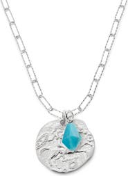Monica Vinader Goddess Coin Pendant Necklace
