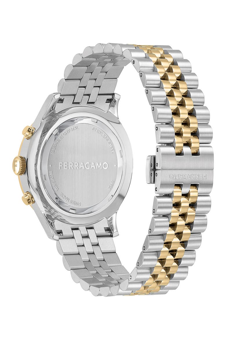 Duo Chronograph Bracelet Watch, 42mm, Alternate, color, TWO TONE