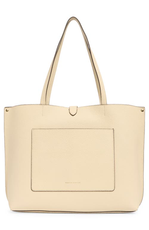 Rebecca Minkoff Megan Leather Tote In Eggshell