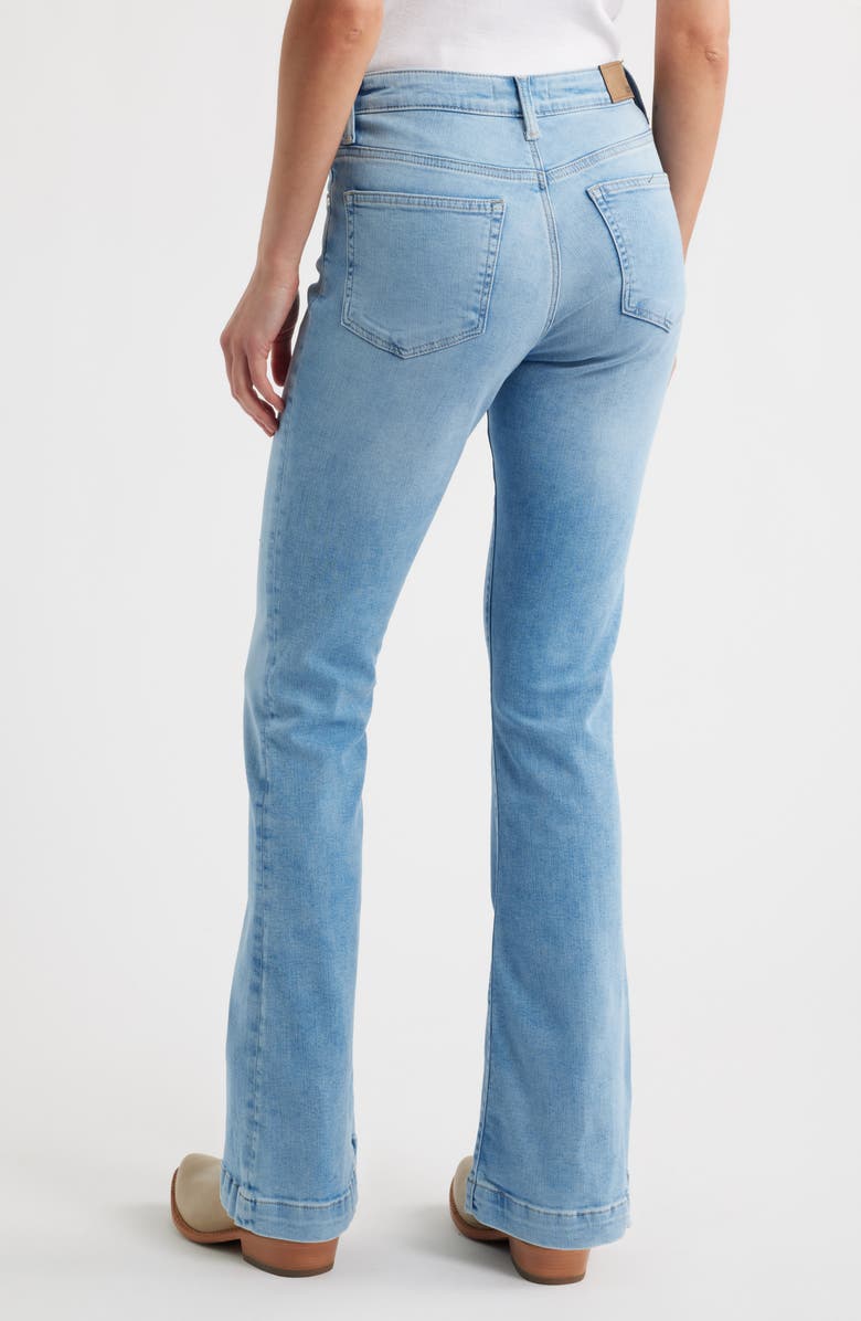 Mavi Jeans Sydney Stretch Flare Jeans, Alternate, color, Light Blue Feather Blue