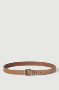 Brunello Cucinelli Reversed leather belt