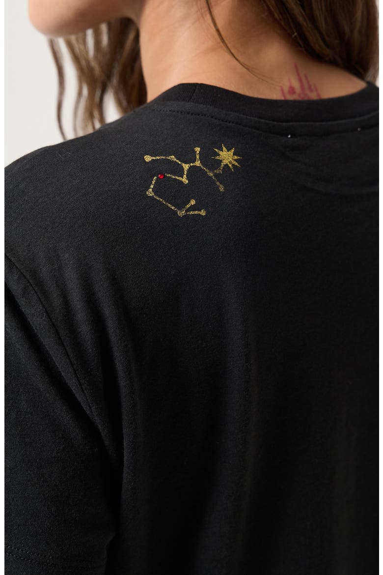 Sagittarius Mercury Graphic T-Shirt, Alternate, color, BLACK