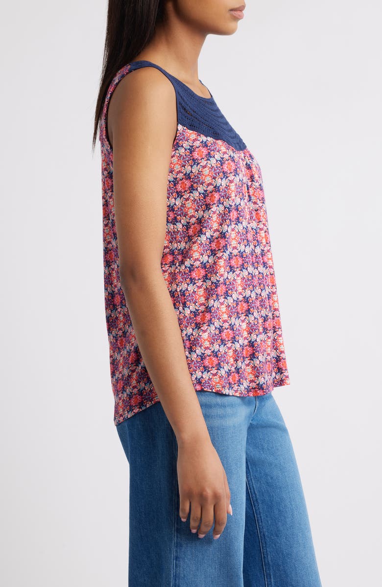 Loveappella Swing Tank Top, Alternate, color, Fuchsia Multi