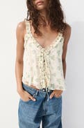 MANGO Floral Camisole