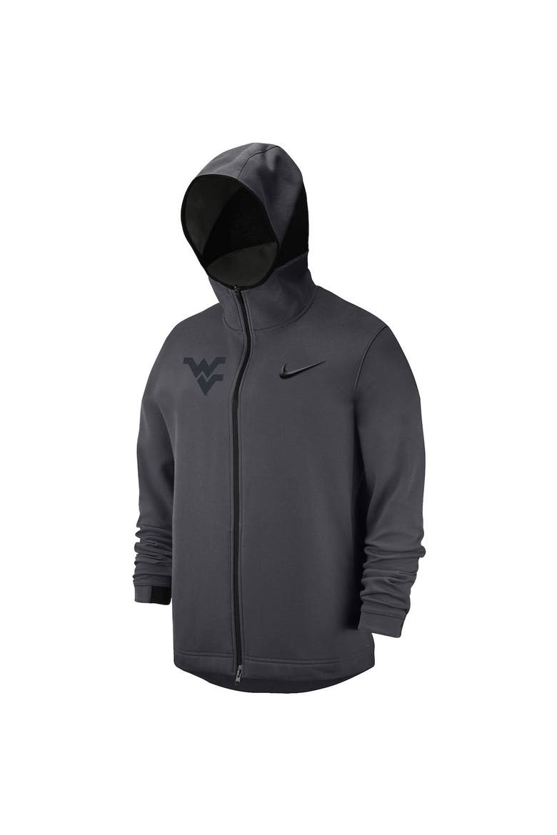Men's Nike Anthracite West Virginia Mountaineers Tonal Showtime Full-Zip Hoodie, Alternate, color, Anthracite