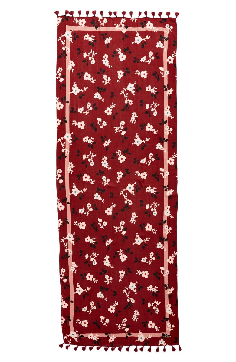 Kate Spade New York camellia scarf, Alternate, color,