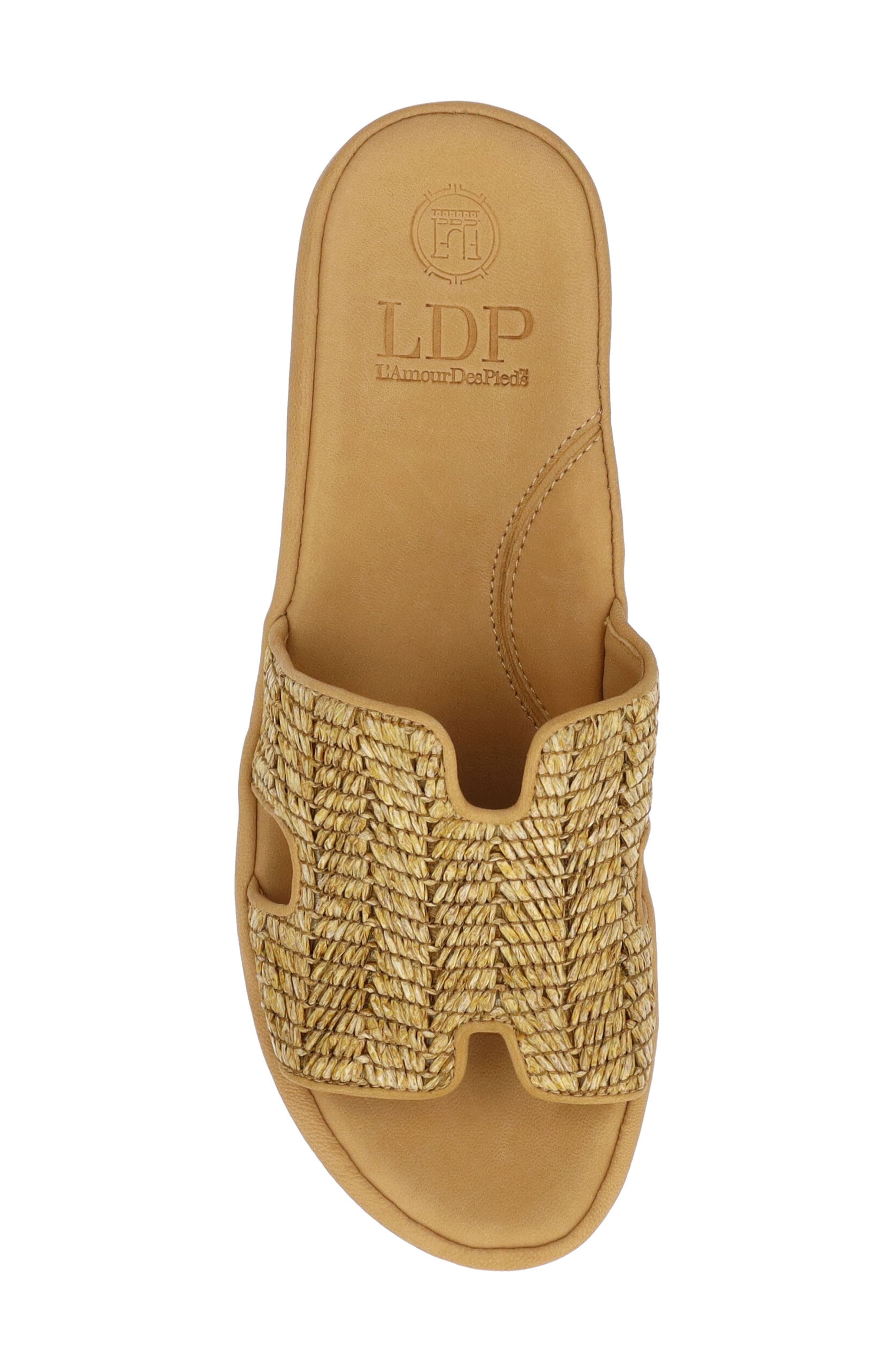 L'Amour des Pieds Catiana Wedge Sandal, Alternate, color, Natural