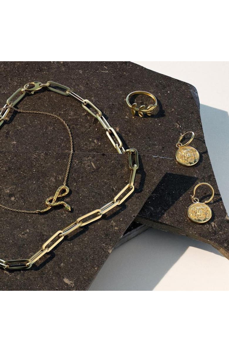 Awe Inspired Chunky Paper Clip Necklace, Alternate, color, 