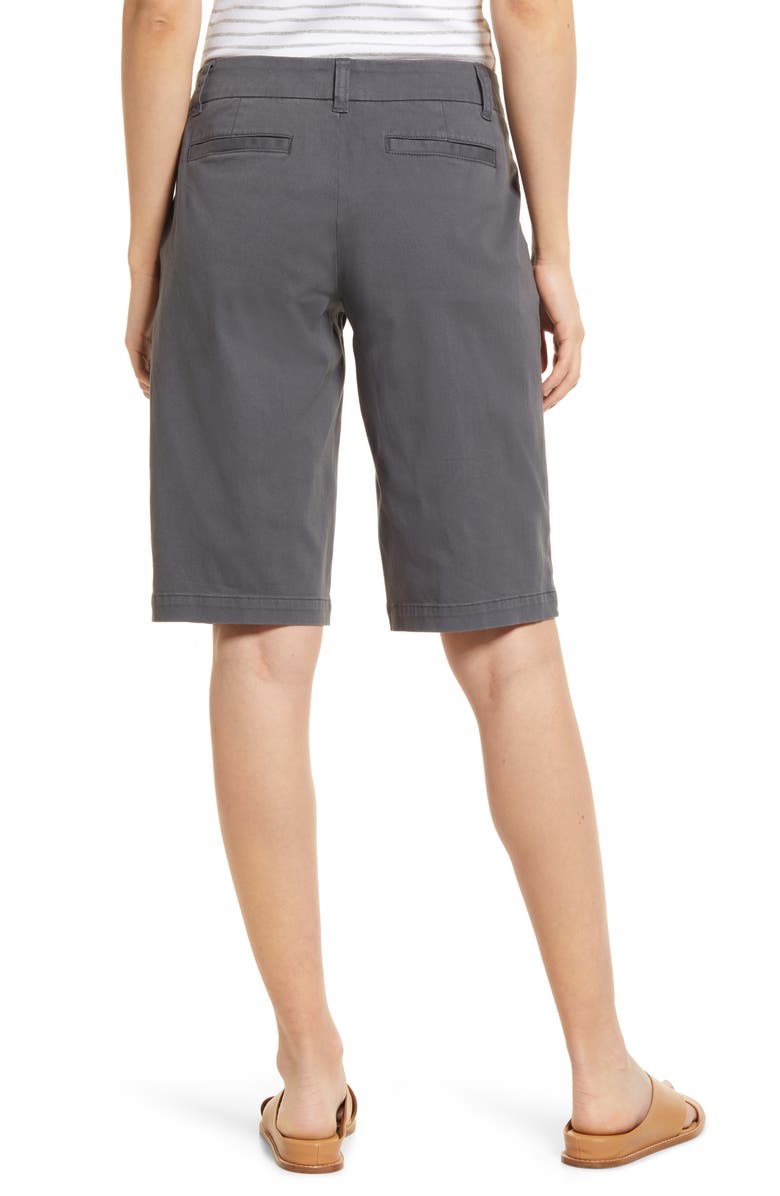 Caslon<sup>®</sup> Women's Twill Bermuda Shorts, Alternate, color, 