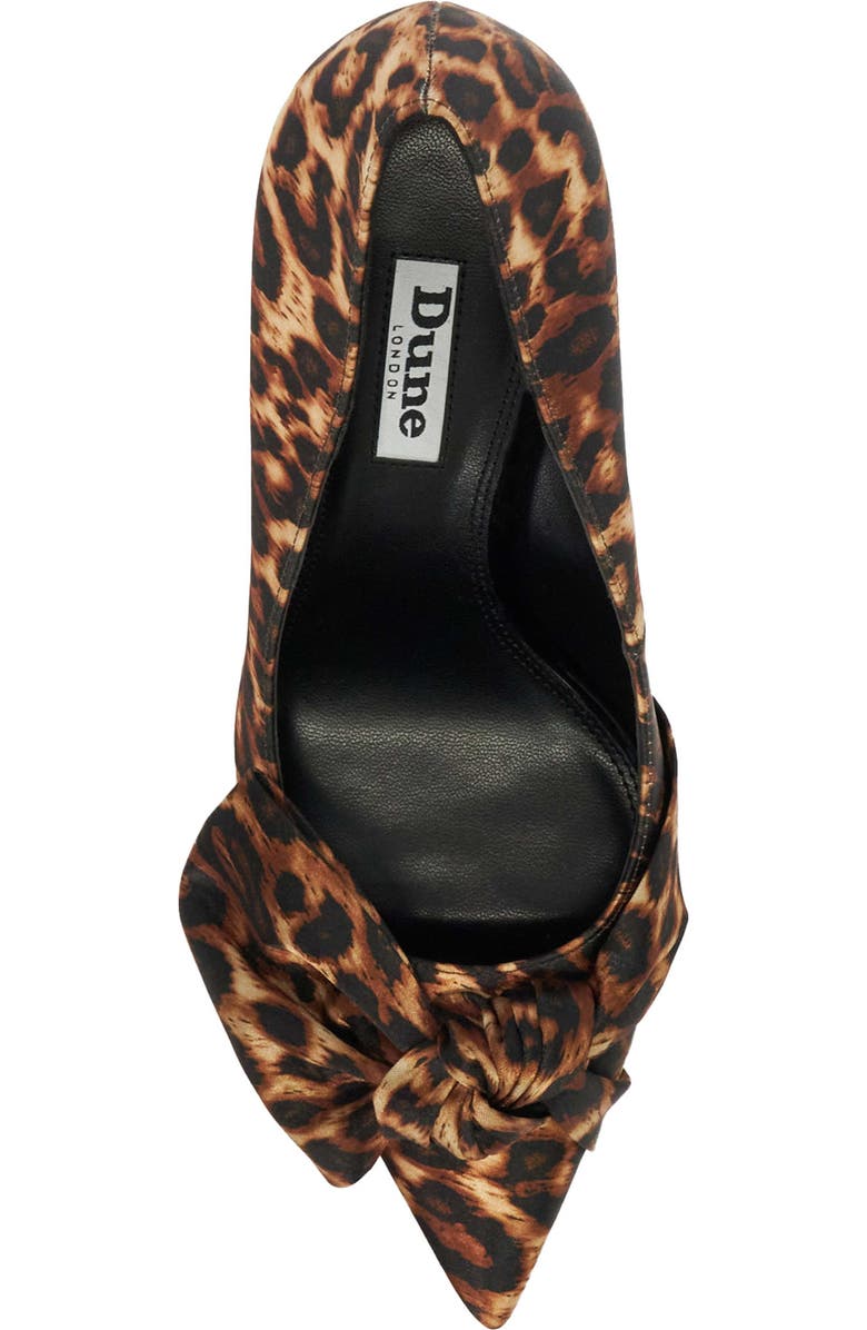 Dune London Bows Pointed Toe Pump, Alternate, color,