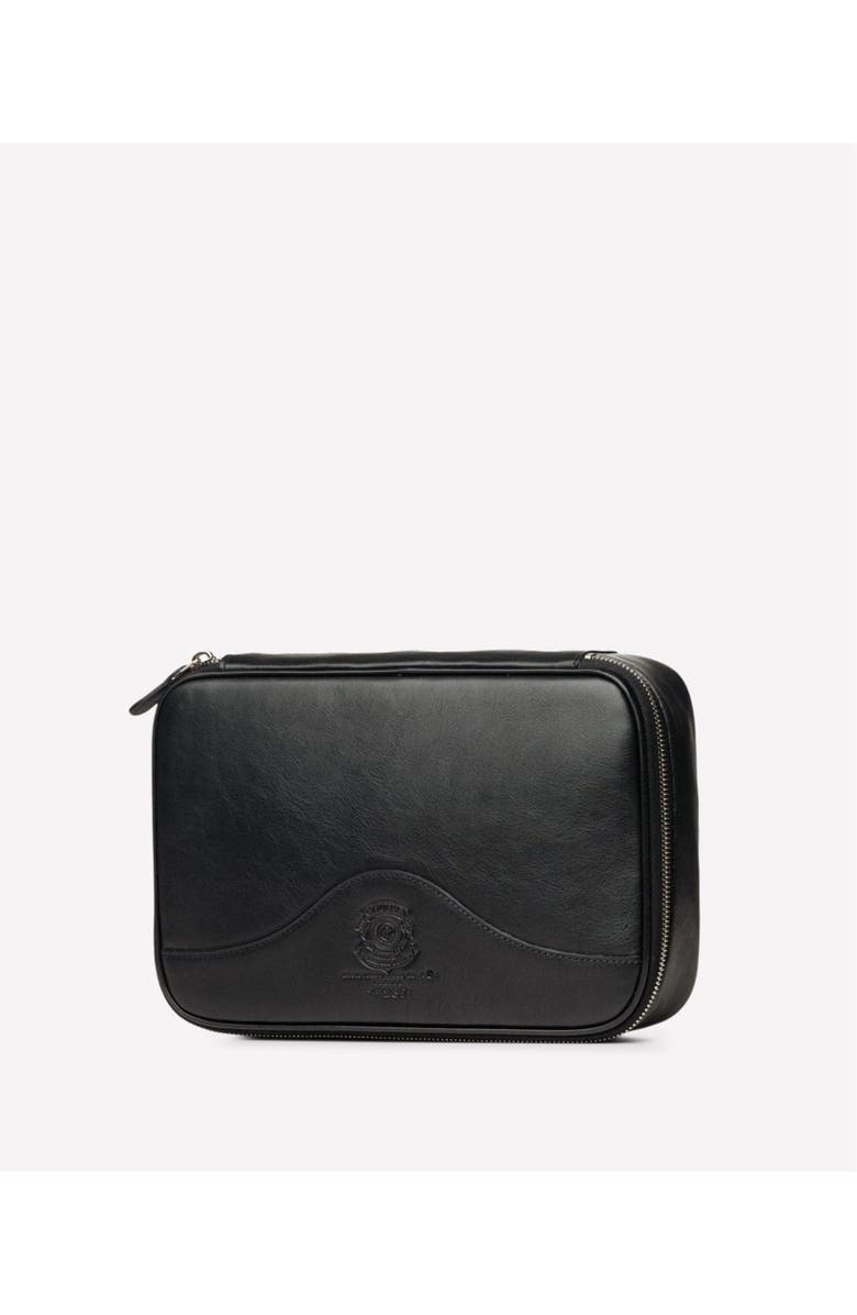 Ghurka Barber No. 287, Alternate, color, Vintage Black Leather