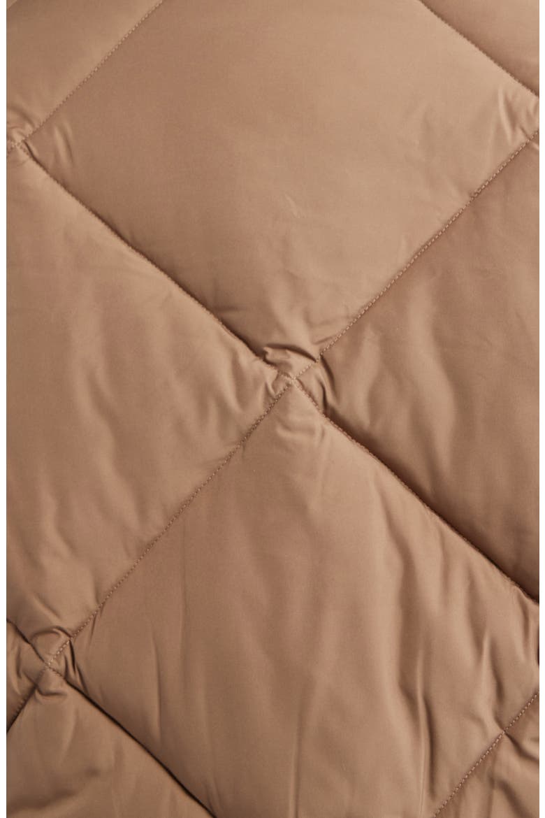 Missy Water Resistant Diamond Quilted Jacket, Alternate, color, TRUFFLE