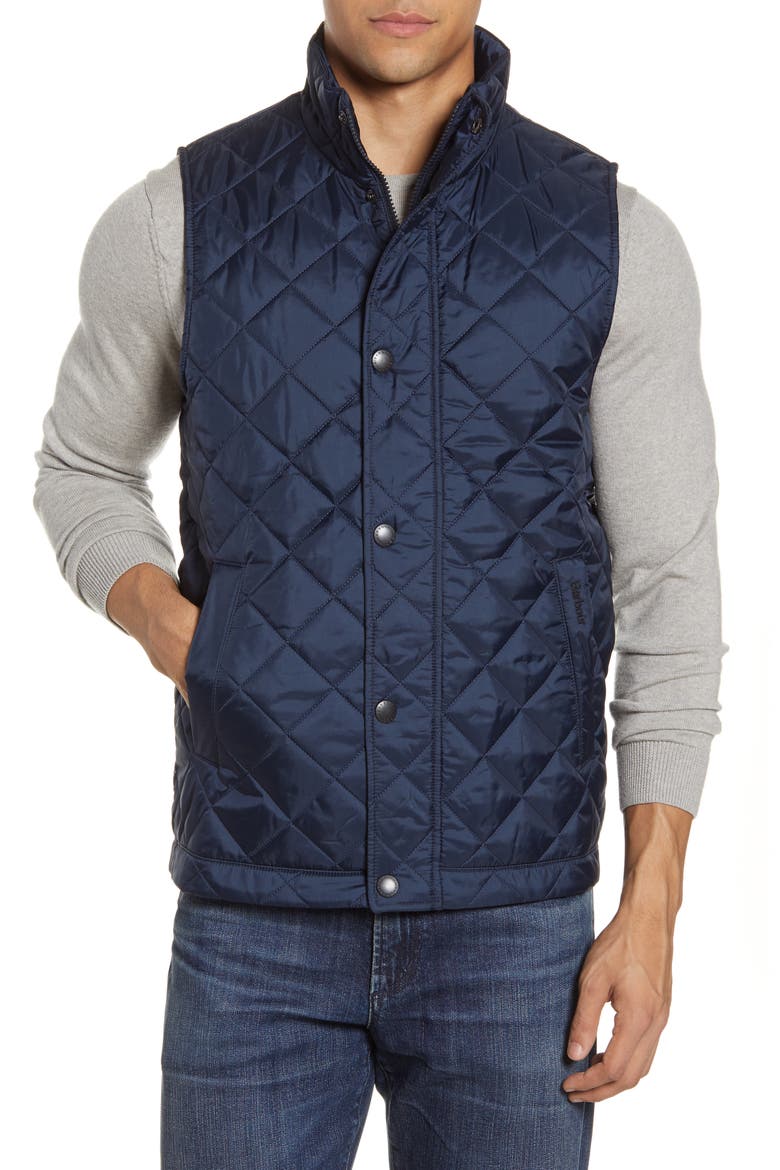 Barlow Quilted Vest, Alternate, color, NAVY