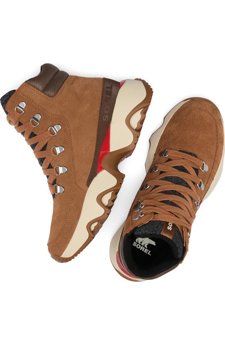 SOREL Kinetic Impact Conquest Plus Waterproof Sneaker Boot, Alternate, color, Velvet Tan/ Tobacco