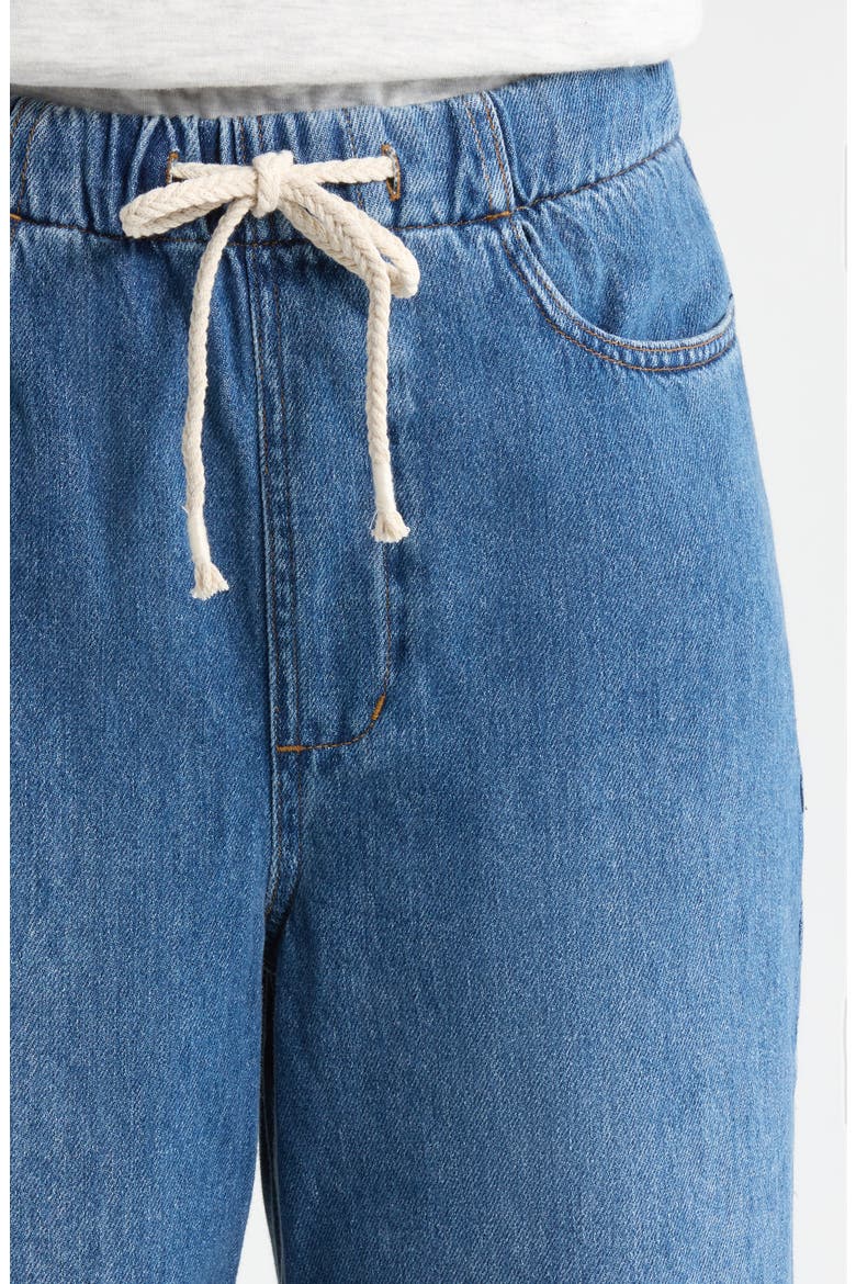 Ella Wide Leg Denim Pants, Alternate, color, MEDIUM WASH