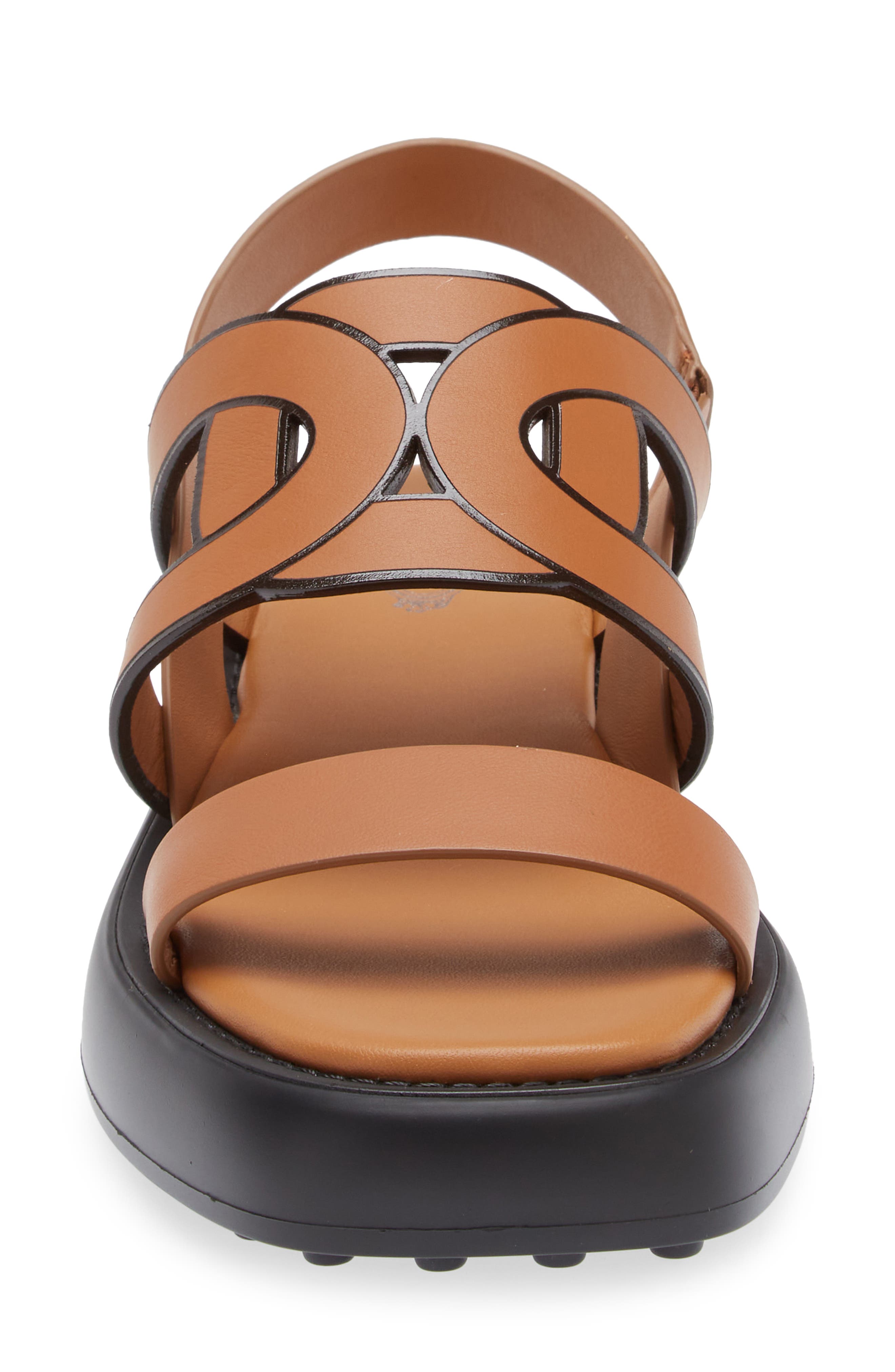 Tod's Kate Chain Detail Sandal, Alternate, color, 