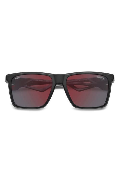Carrera Eyewear 57mm Polarized Rectangular Sunglasses In Multi