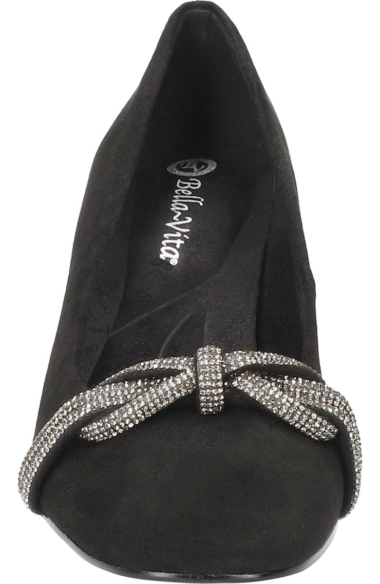 Bella Vita Marigold Pump, Alternate, color, Black Suede